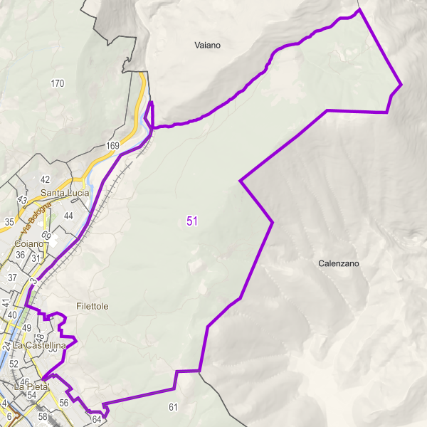 Perimetro della sezione 51